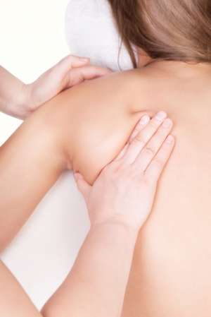 shoulder blade pain relief with massage