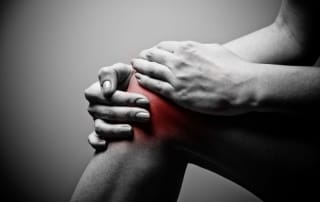 knee pain, massage work for bursitis