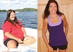 Before and After 100 pound weight loss