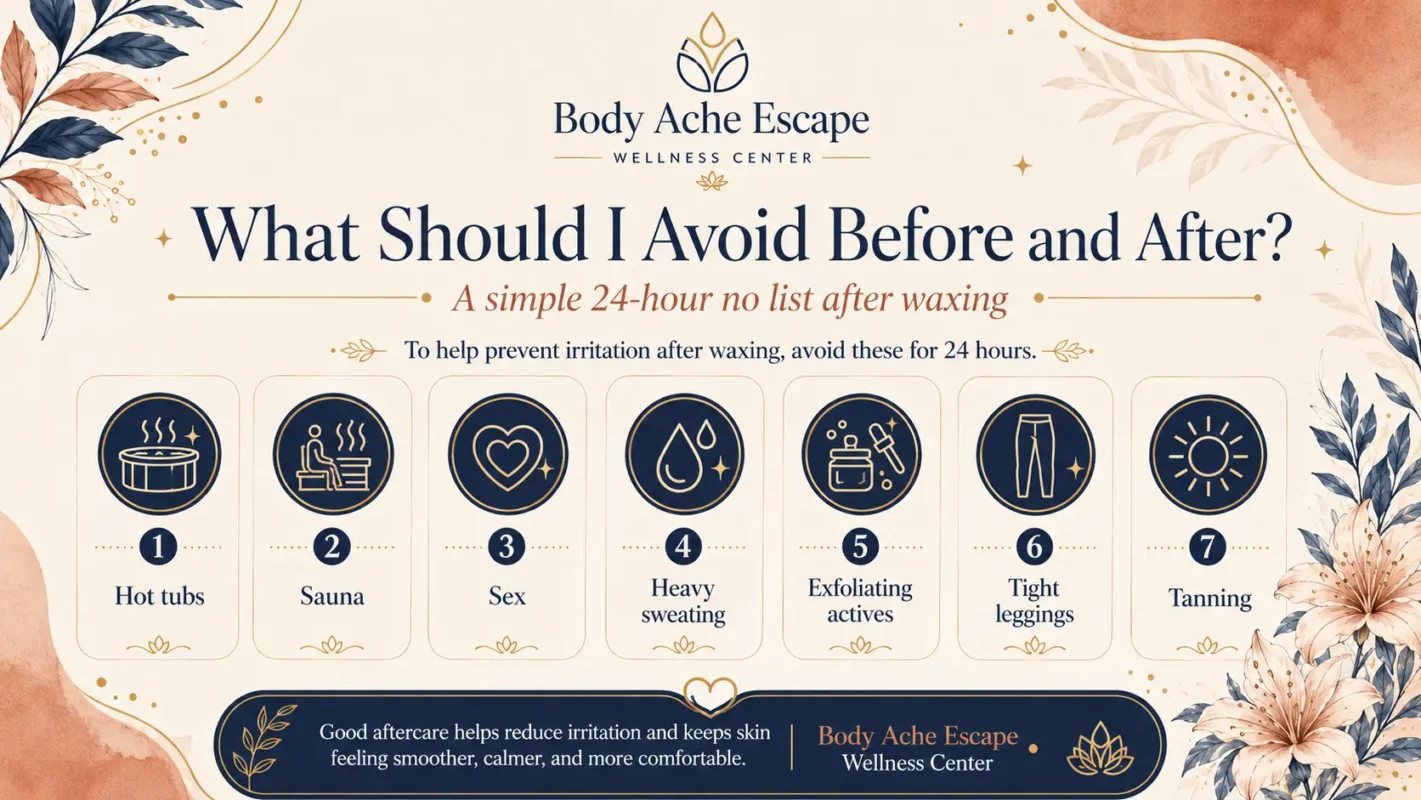 what to avoid after your brazilian wax in Pickerington, Ohio