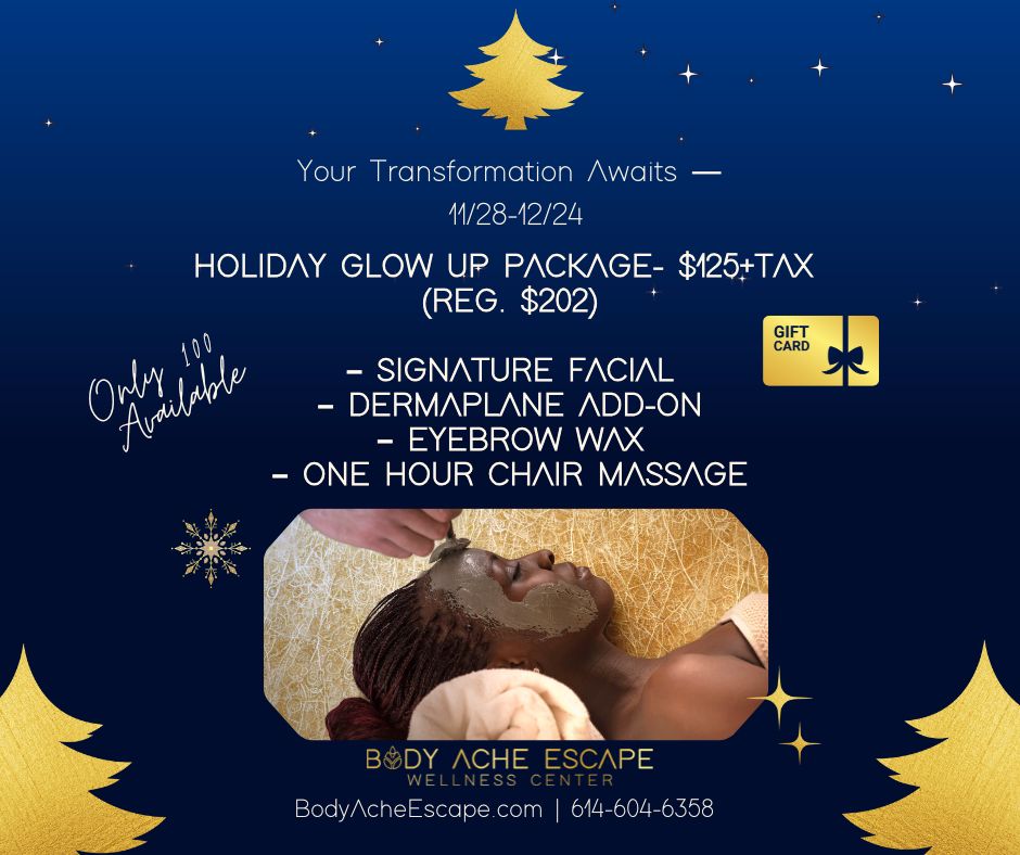 holiday glow up facial special