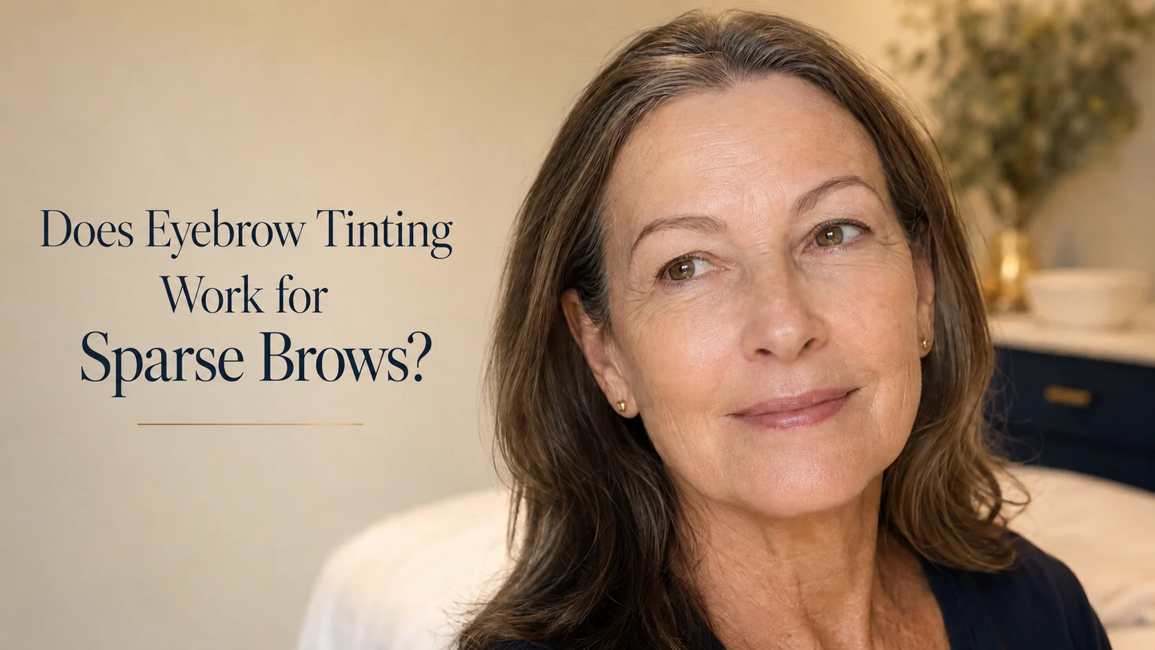 eyebrow tinting for sparse brows